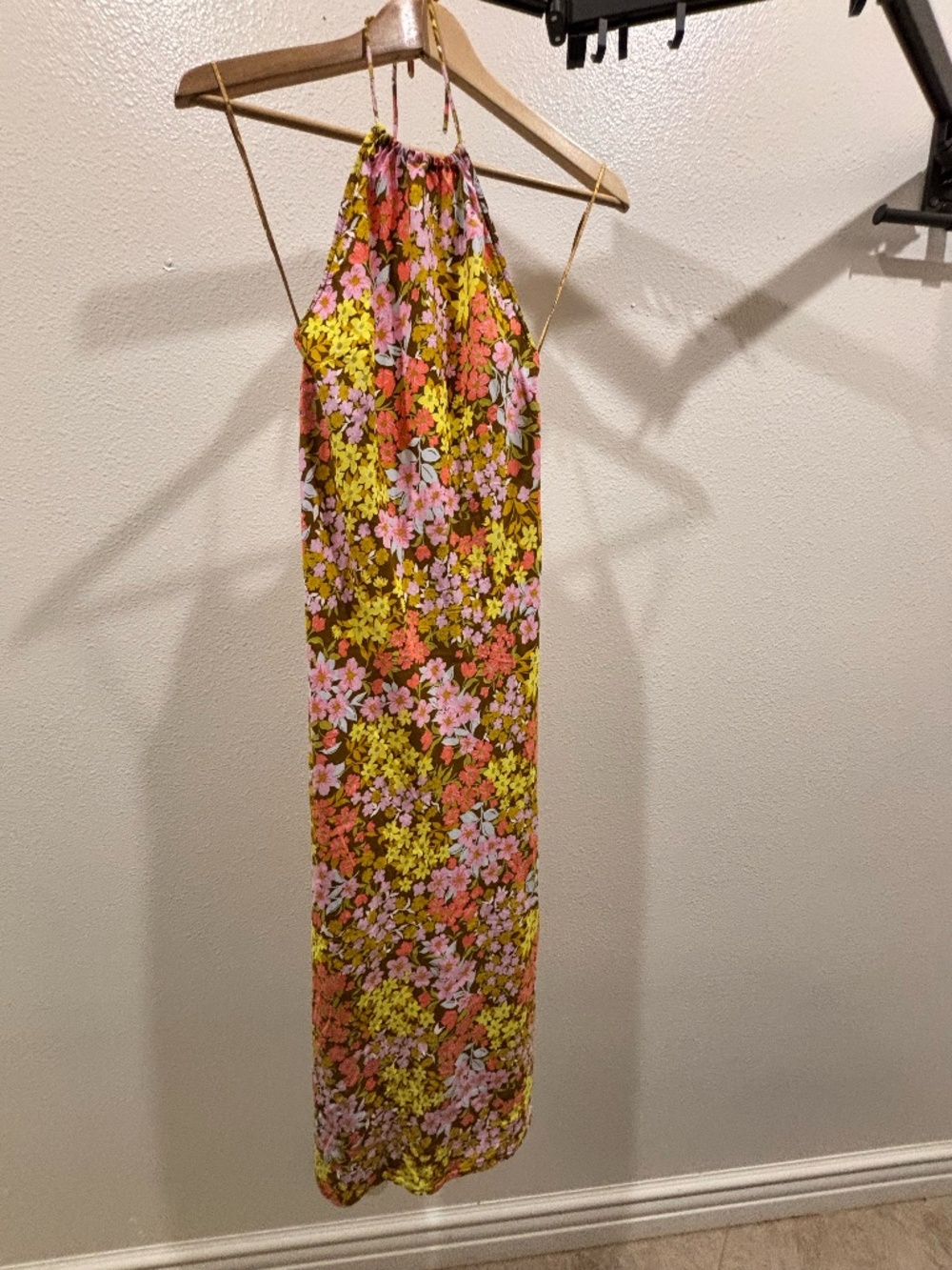 ROXY tie back midi dress